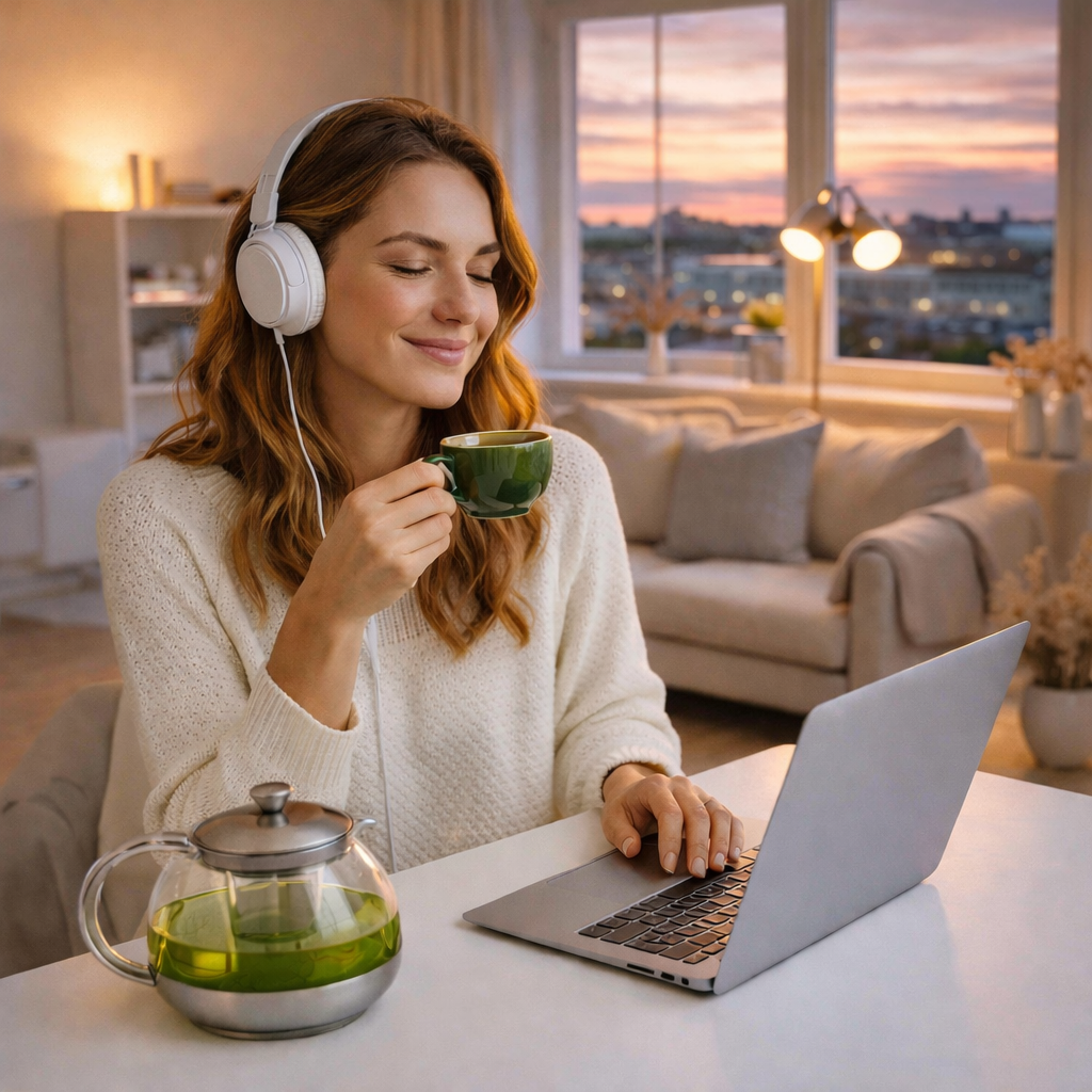 relax in the afternoon after hectic meeting