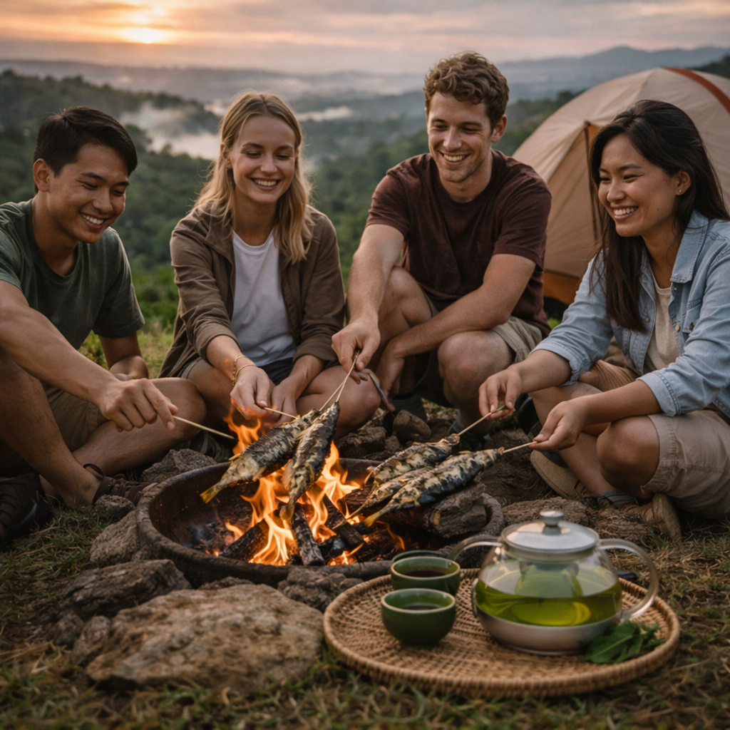 wonderfull hiking journey with friends